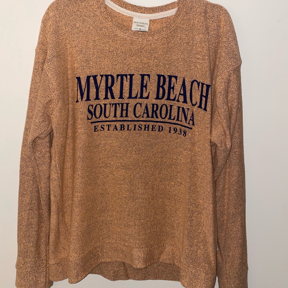 Salmon crew neck sweater